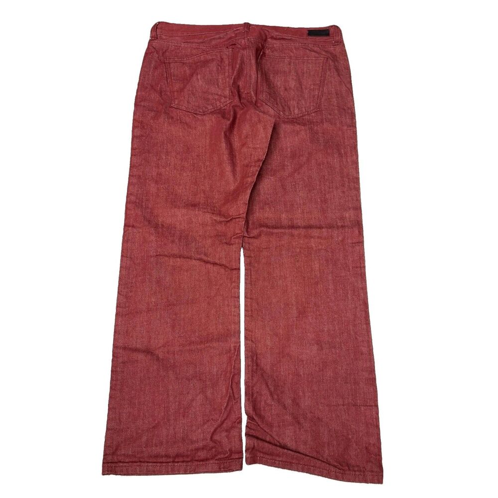 Ecko Unltd 759 Jeans Mens 38x32(30) Red Relaxed Wide Leg Streetwear Baggy Skate